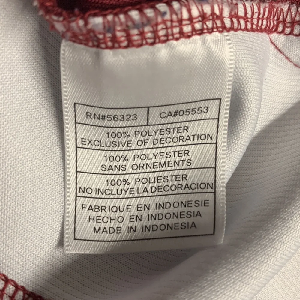Vintage Nike Team Burgundy White Embroidered Logo Golf Polo Shirt Size Medium